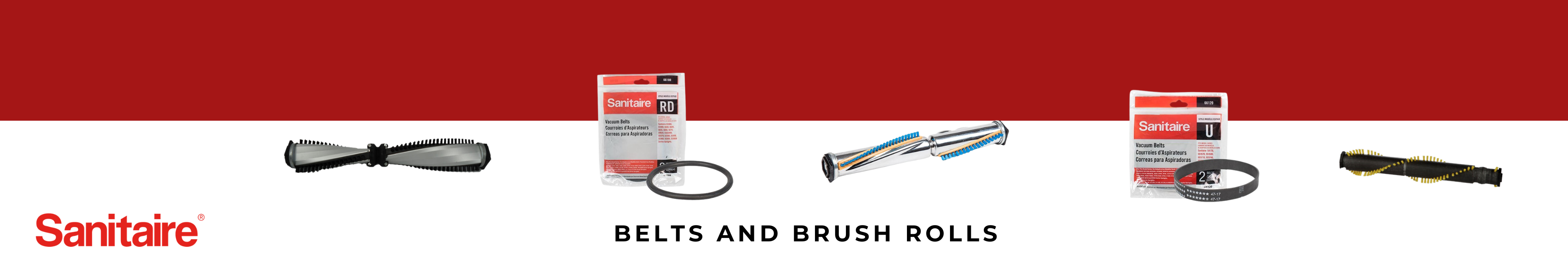 BELTS AND BRUSH ROLL