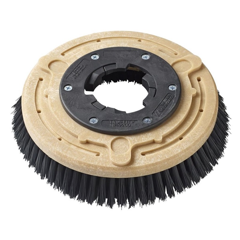 Nylon Black Single Disc Scrubbing Machine Hard Brush / Floor Brush