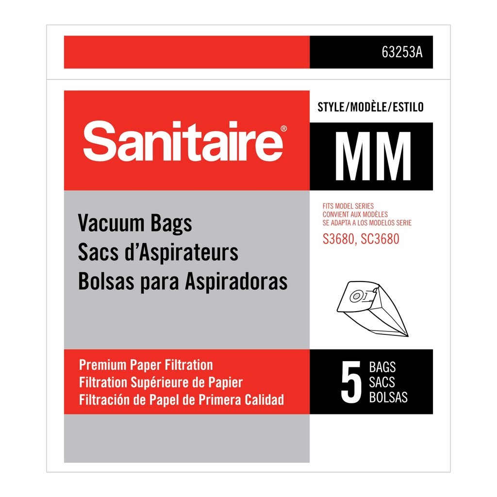 Disposable Dust Bags for Sanitaire Commercial Backpack Vacuum, 5/Pack, 10 Packs/Carton Disposable Dust Bags for Sanitaire Commercial Backpack Vacuum, 5/Pack, 10 Packs/Carton