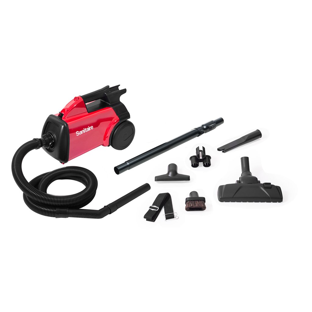 Sanitaire S3683D Heavy Duty Bagged Canister Vacuum W BONUS BAGS AND HEPA FILTER 